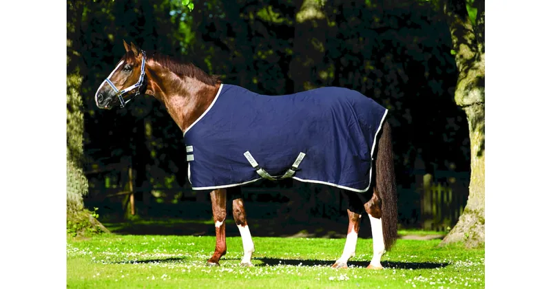 Horseware Amigo Stable Sheet Navy/Silver